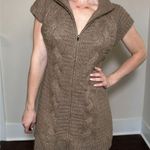 Old Navy Vintage Y2K  Zip Up Knit Brown Mini Dress Size XS Photo 1