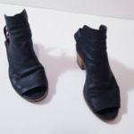 Lucky Brand Black Cutout Chunky Heels Photo 3