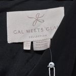 Gal Meets Glam NWT  Maya Cowl Neck Fit & Flare Little Black Cocktail Dress‎ Sz 6 Photo 3