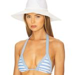Nikki Beach Ashtin Fedora Hat in White One Size Womens Beach Garden Sun Photo 0