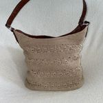 Boho Crocheted Purse Tan Photo 0