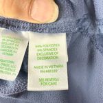 Lilly Pulitzer  Luxletic Blythe Velour Pullover Size Medium Navy Thumbholes Photo 4