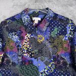 Christopher & Banks Christopher Banks Patchwork Jacket Womens L Multicolor Artsy Boho Retro Y2K Photo 4