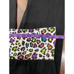 No Boundaries  Y2K Women's Cropped Yoga Pants Black White Animal Print Size Small Photo 5