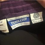 Pendleton Vintage  Women’s Suit Blazer Sz 10 & Pants Sz 14 Purple Striped Wool Photo 14
