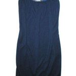 New Womens 6 NWT Designer Mary Jane Italy 40 Dress Dark Blue Sleeveless Navy Photo 0