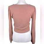Mittoshop  Pink Ruched Crop Blouse Photo 3