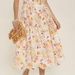Francesca's  Becky Eyelet Fruit Midi Dress Photo 0