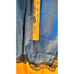 Intimately Free People night gown full length w/lace L satin feel sexy feminine Blue Size L Photo 9