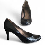 Victor Alfaro "Knox" 8.5 Medium Women's Patent Black 3.5” Stiletto Stacked Heel. Size undefined Photo 0