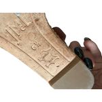 J. McLaughlin J MACLAUGHLIN Tan Leather Esapdrilles Sandals Wedges Size 6.5 Photo 5