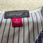 Vince Camuto : Oxford Blue Striped Long Sleeve Blouse Color Block Stripes Photo 4