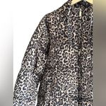 Michael Kors Leopard Print Women's Hooded Coat In Size M Photo 5