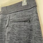 Athleta Downplay Skirt Heather Grey Knit Drawstring Mini Activewear ~ Size S Photo 6
