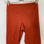 Girlfriend Collective  High-rise Jersey Leggings Burnt Orange Womens Small Photo 4