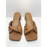 Open Edit  Sandals Womens Size 9.5 Brown‎ Edcora Slip On Block Heel Shoes Photo 2