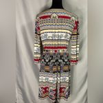 Luxology Womens Dress Floral Long Sleeve V Neck Elegant Classy Fall Sz 10 NWOT Photo 1