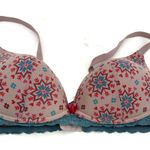 Adore Me  Shea Push Up Plunge Wireless Bra Joyful Snowfall Size 38D Photo 0