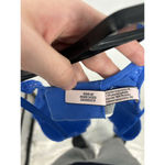 Victoria's Secret  Lined No Wire Lace‎ Bra Electric Royal Blue Spellout Size 34B Photo 4