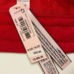Victoria's Secret NWT  11177017 Women's Red Unlined Lace-Up Corset Top Size M-DD Photo 3