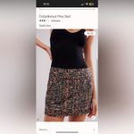 Free People  Embellished Mini Skirt Size Large NWOT Photo 7