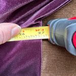 Liz Claiborne Elizabeth By  Plum Suede Glitter StarsCardigan  Long Sleeves Sz L Photo 10