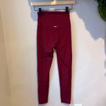 Aerie  Real Me Red Burgundy High Waisted Leggings Photo 2