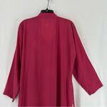 Embroidered Chanderi Straight Suit Pink India Size M Photo 3