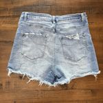 Vervet Blue Women's denim shorts size 2X raw hem cuff off jean shorts Photo 1