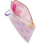Stoney Clover Lane  x Target Light Pink Rainbow Print Flat Pouch nwt Photo 0