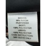 Hutch  Black 3/4 Sleeve Floral Jacquard High Low Ball Gown Dress Size‎ 2 Cocktail Photo 4