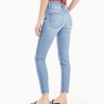 J.Crew Curvy Toothpick Skinny Distressed High Rise Tall Denim Jeans Photo 1