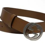 Gucci Interlocking G Signature Leather Belt 1.5 inch Width size 105/42 Photo 0