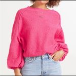 Free People  Found My Friend Boucle Pullover Sweater Rock Candy Hot Pink Small S Photo 0