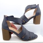 Naturalizer  Soul Christina Denim Leather Sandals Photo 0