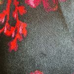 Free People  dark romantic floral satin halter style slip dress. Size small Photo 5