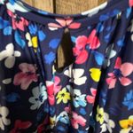 Floral Print Tankini Swimsuit Dress Plus Size Swimdress Bathing‎ Suit Blue Photo 3