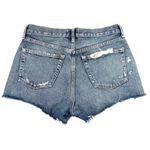 AGOLDE Parker High Rise Denim Shorts 100% Organic Cotton Photo 4