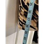No Appt Necessary Tiger Print Bodycon‎ Dress Neck Strap Size XS Black Photo 3