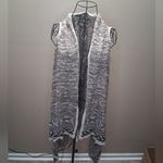 Carol Rose NWOT  Black and White Open Front Cardigan Photo 1