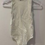 White Tank Bodysuit Size M Photo 0