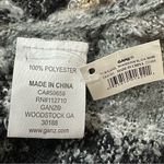 NWT Ganz Plaid Fringe Shawl Sweater, One Size Black Size undefined Photo 9