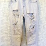 Topshop  Moto Ripped Destroyed Jeans Light Blue Wash 28 Photo 2
