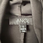 ANGL sz S black blouson bodysuit Photo 3