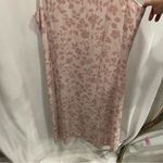 Josephine Chaus Cute classic pastel pink floral midi sleeveless dress  Photo 8