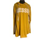 Orange Kiss  Tunic T Shirt Long Sleeve Yellow Hoodie “Blessed” Sz 1X Loungewear Photo 4