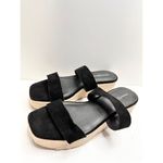 Treasure & Bond  Sandals Womens Size 8.5‎ Suede Upper Black Platform Espadrille Photo 3