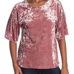 Nordstrom Rack Bobeau Emma Flutter Sleeve Velour Top Photo 0