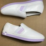 Kate Spade New York Sandy White and Purple Stripe Heart Slip-On Shoes Size 10 Wo Photo 1