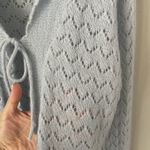 Victoria's Secret  Size S Light Blue Wool Mohair Blend Y2K Fairy Cardigan Crotchet Photo 1